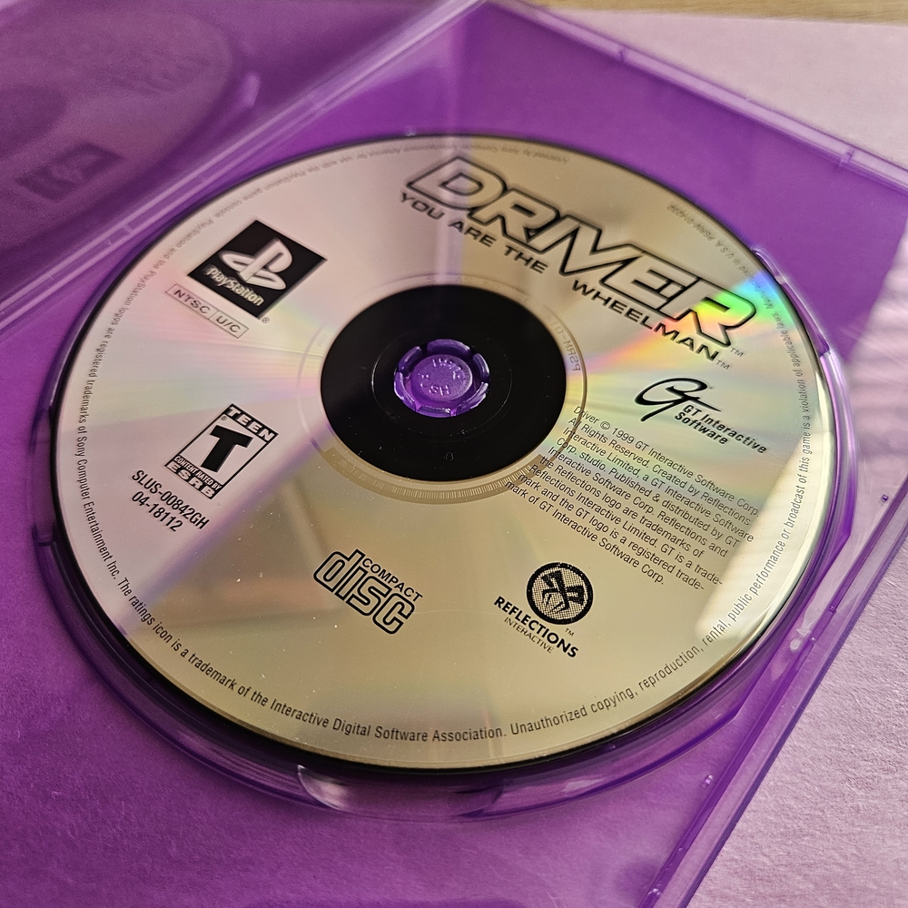 Driver (PS1 -- "Greatest Hits" Disc Only)